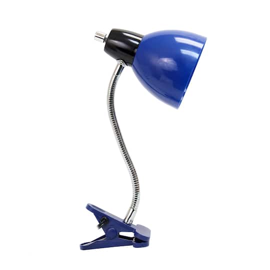 LimeLights 15&#x22; Blue Adjustable Clip Lamp Light 